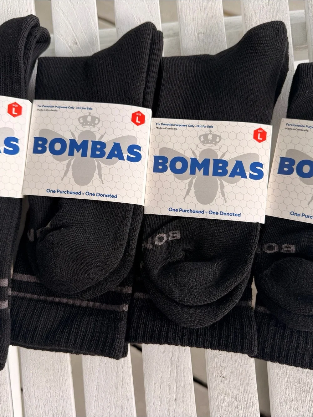 Bombas Men's Crew Athletic Socks - Black